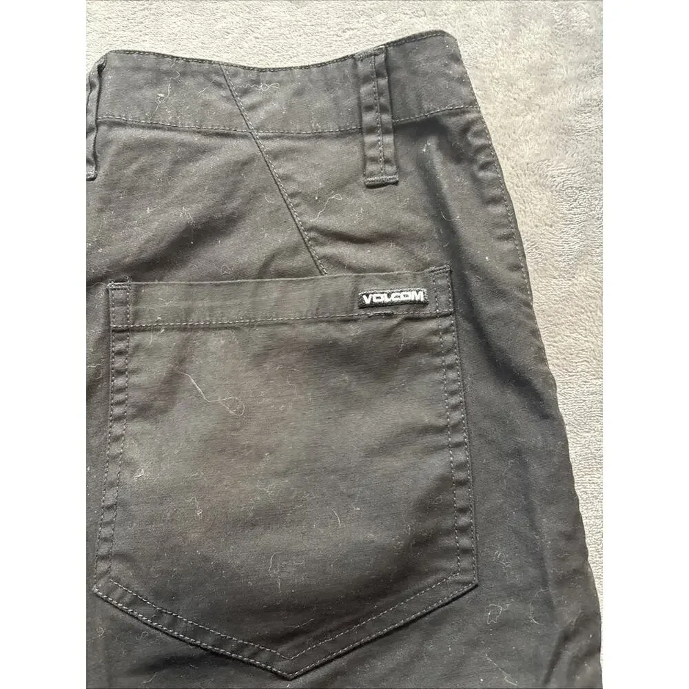 VOLCOM mens Black Modern Stretch Shorts 8